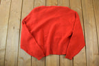 Vintage 1990s Pendleton 100% Wool Knit Four Button Sweater