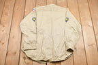 Vintage 1990s Army Button Up Shirt