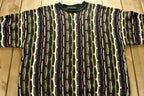 Vintage 1990s Protege 3D Cable Knit Sweater