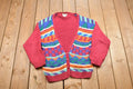 Vintage Knitted Center Aisle Cardigan Sweater