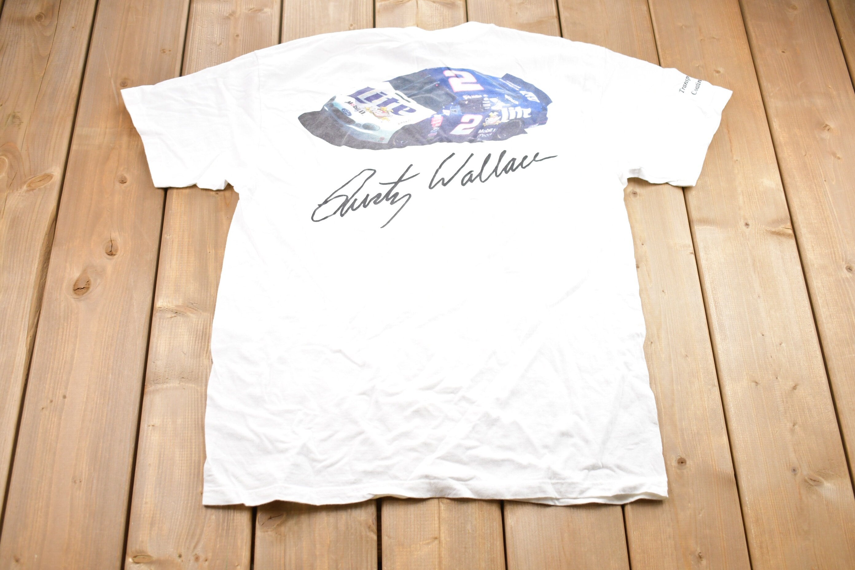 Vintage 1990s PPG Racing Rusty Wallace Graphic T-Shirt