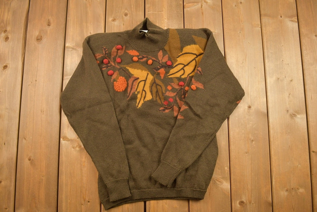 Vintage 1990s Autumn Themed Crewneck Sweatshirt