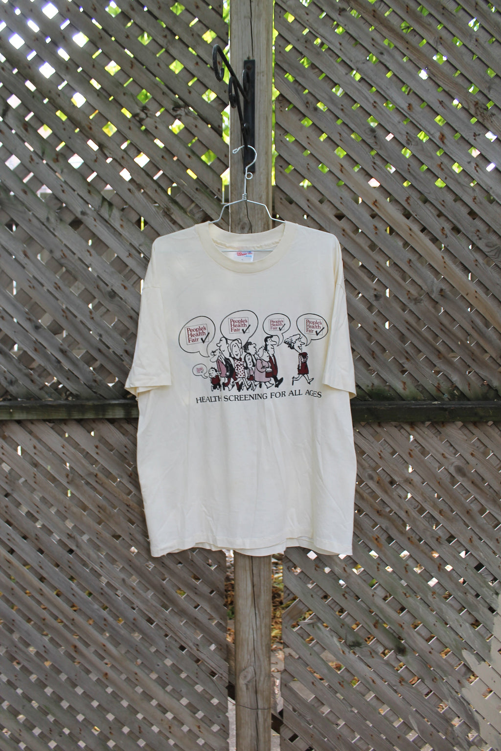 Vintage 1990s Health Screening For All Ages T-Shirt