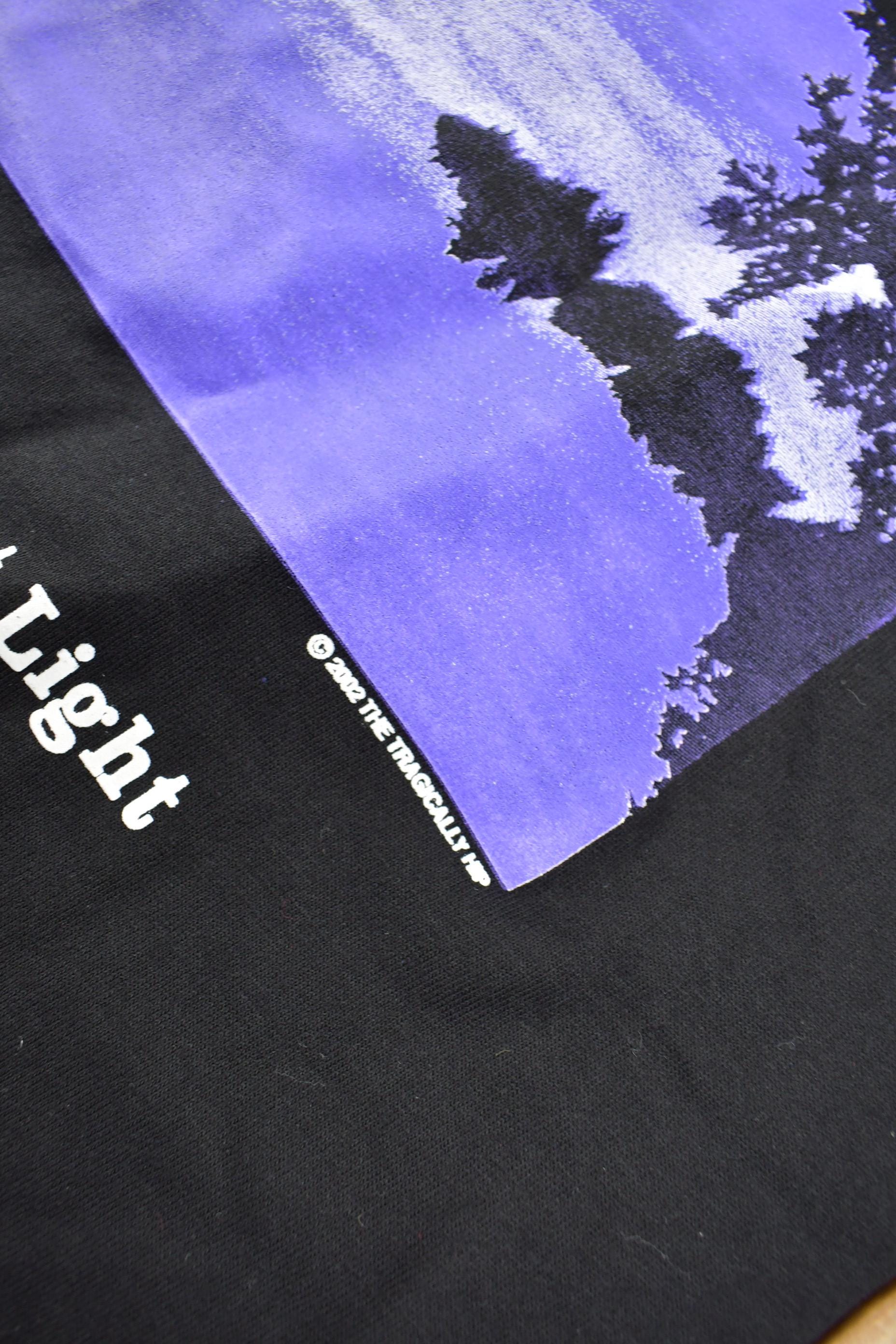 Vintage 2002 Deadstock The Tragically Hip In Violet Light Band Tee Size Small