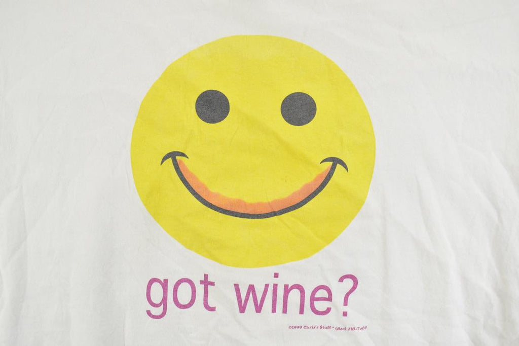 Vintage 1990s Got Wine Graphic T-Shirt