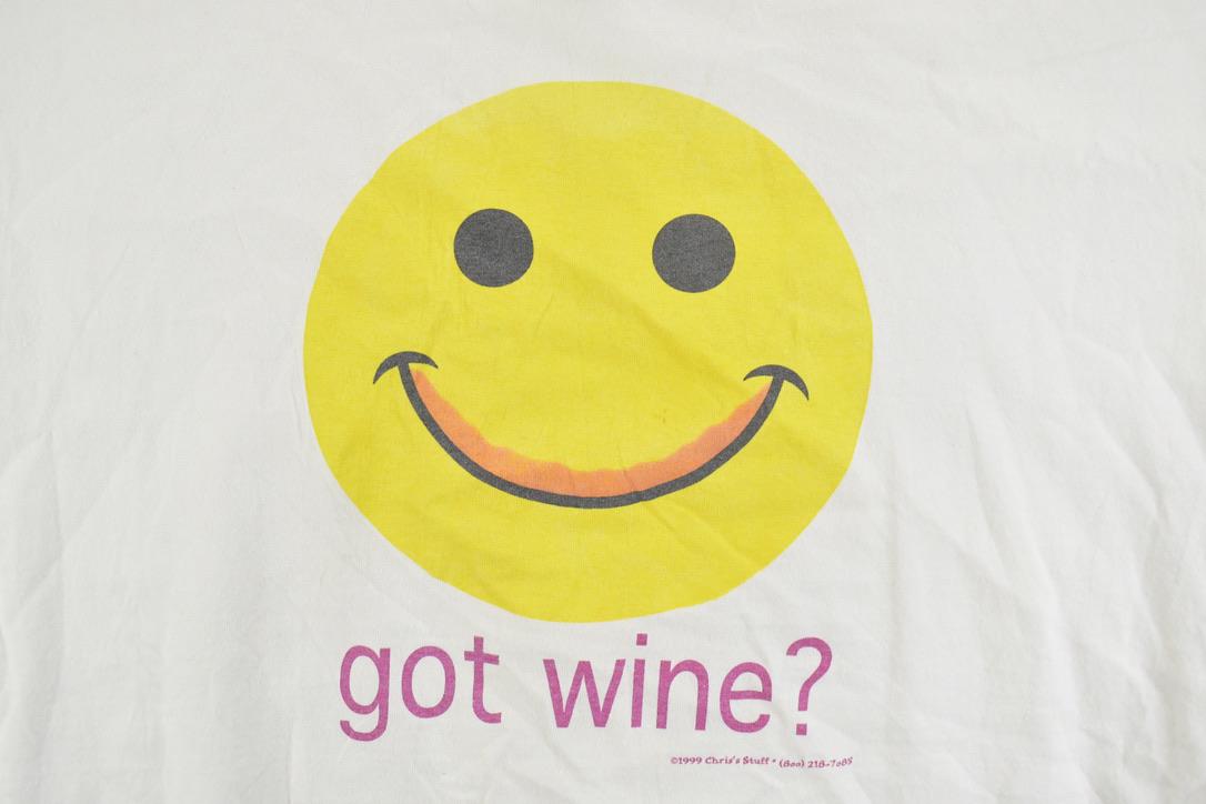 Vintage 1990s Got Wine Graphic T-Shirt
