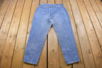 Vintage 1980's Rider's Tapered Blue Jeans 30 x 28
