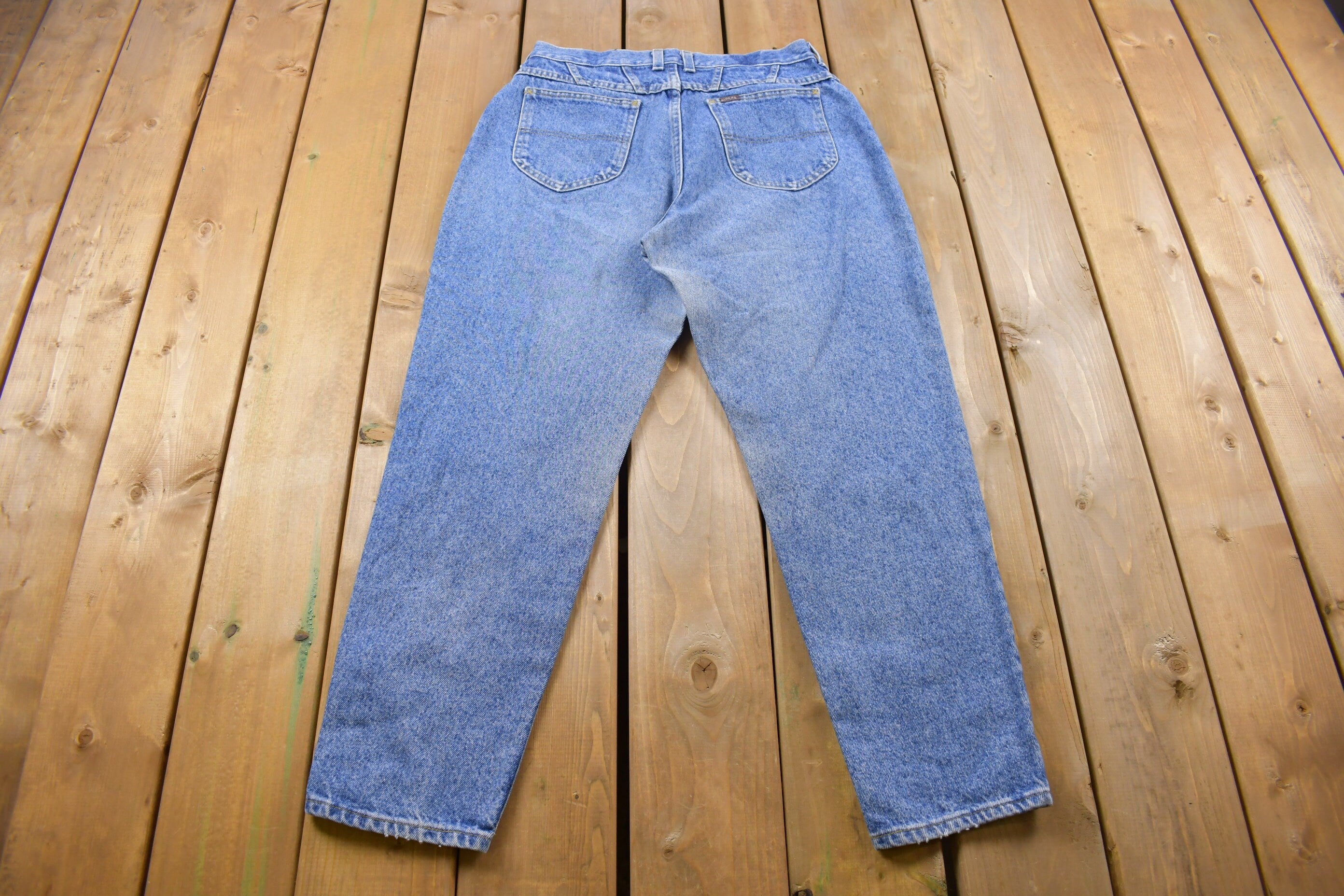 Vintage 1980's Rider's Tapered Blue Jeans 30 x 28