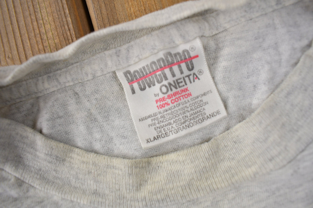 Vintage 1990s Rush Limbaugh Collegiate Graphic T-Shirt Size XL
