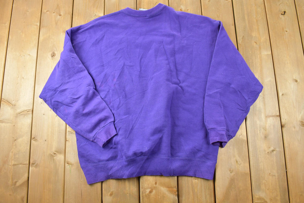 Vintage 1990s Venice Beach California Neon Crewneck Sweatshirt