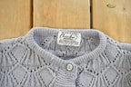 Vintage 1980s Wintuk Chris Ann Knit Cardigan Sweater Women's Small
