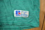 Vintage 1990s Russell Polo USA Graphic T Shirt