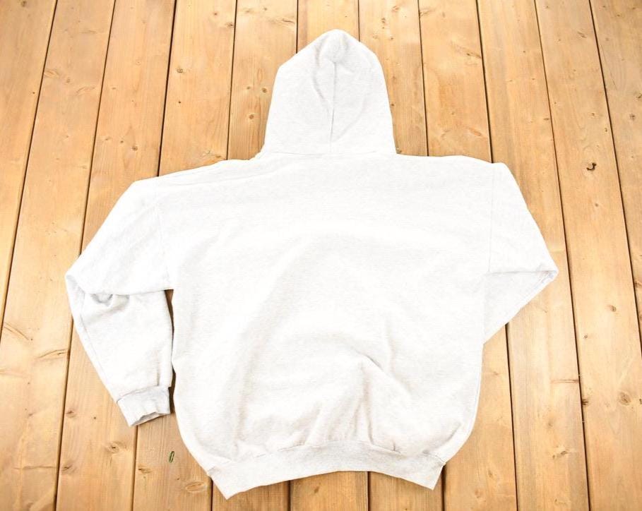 Vintage 1990s Winona Knits Plaid Lined Hoodie Sweatshirt Men's XL
