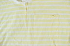 Vintage 1990s Idioms Yellow Striped Single Stitch T-Shirt