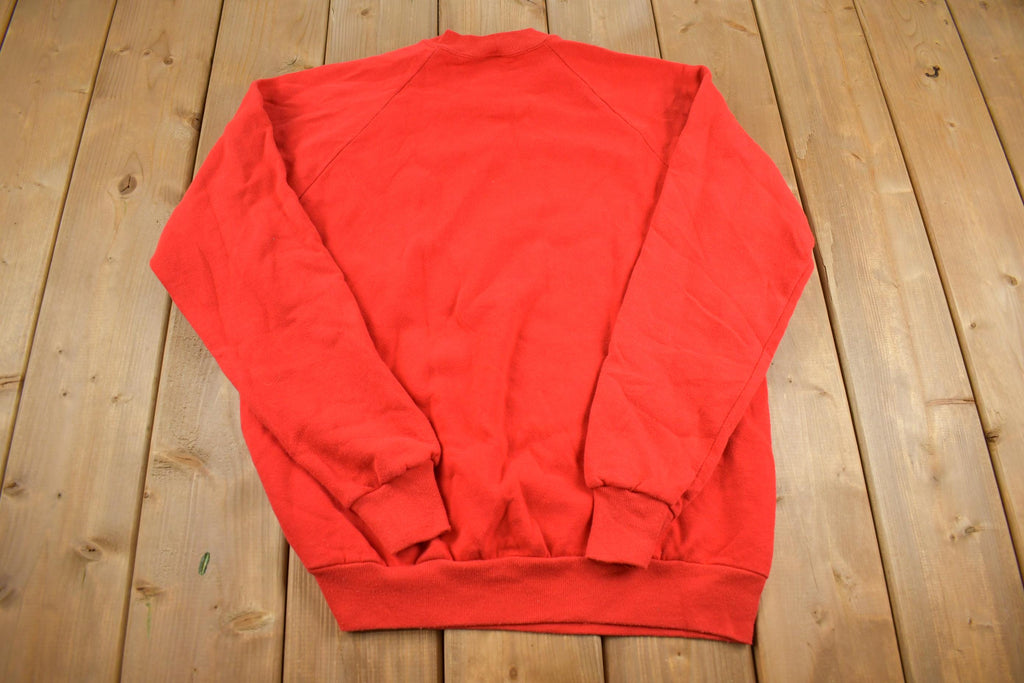 Vintage 1990s Cute Christmas Crewneck Sweater Made In USA