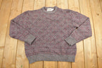 Vintage 1990s McGregor Geometric Patterned Crewneck Sweater
