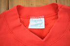 Vintage 1990s Peacock Red Crewneck Sweatshirt - XL