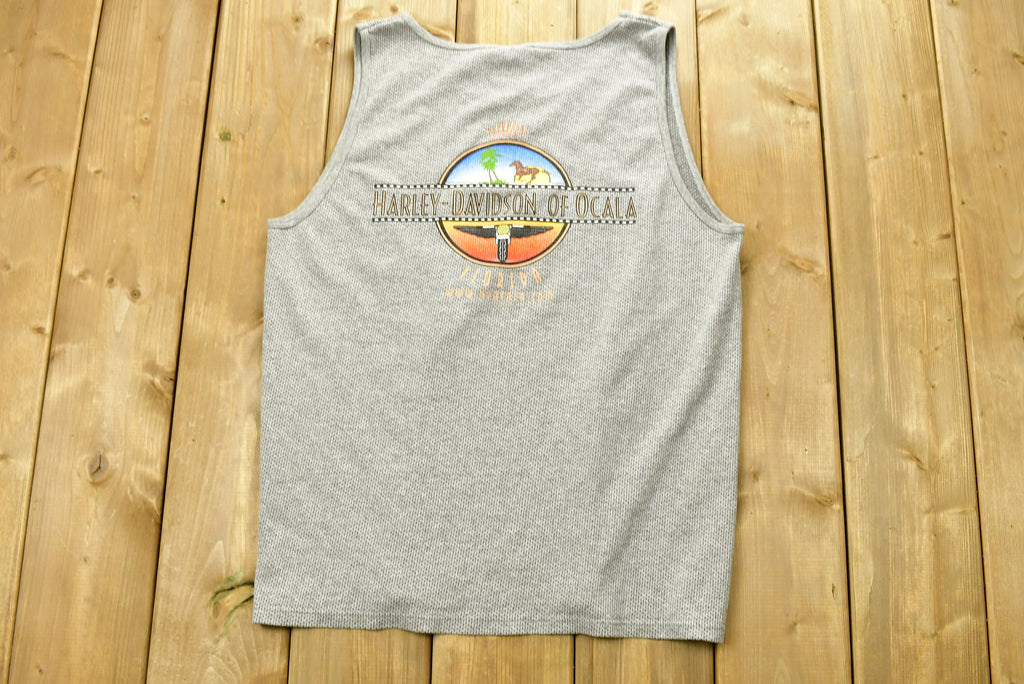 Vintage 1997 Harley Davidson Motorcycles Ocala Tank Top Shirt