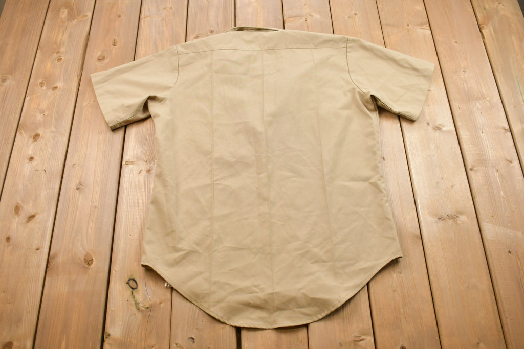 Vintage 1990s Flying Cross Button Up T- Shirt