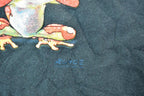 Vintage 1990s Hear No Evil 3 Frogs Theme Graphic T-Shirt