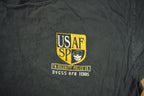 Vintage 1990s US AF SP Security Police Graphic T Shirt  Vintage Texas T Shirt  Graphic Tee  Single Stitch  Made In usa