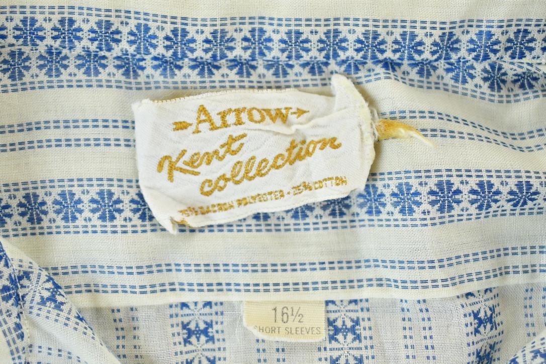 Vintage 1970s Arrow Kent Collection Button Up Shirt