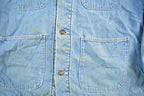Vintage 1980s Big Mac Blanket Lined Denim Chore Coat Men's Large