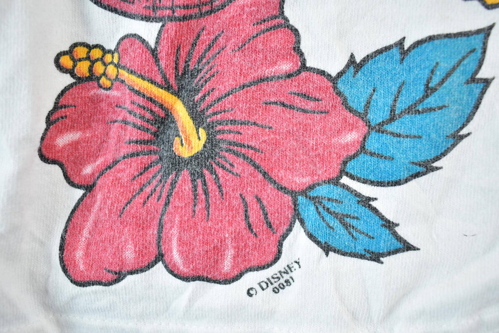 Vintage 1990s Jerry Leigh Mickey And Minnie Disney Cartoon Promo Tank Top Womens S
