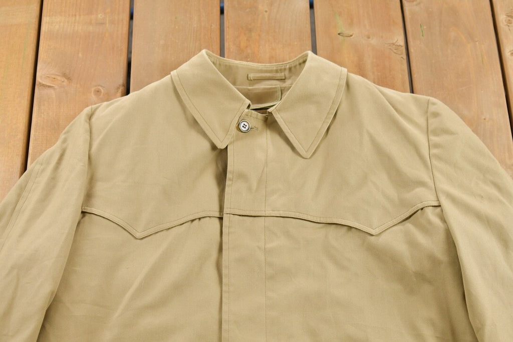 Vintage 1990s Full Length Trench Coat