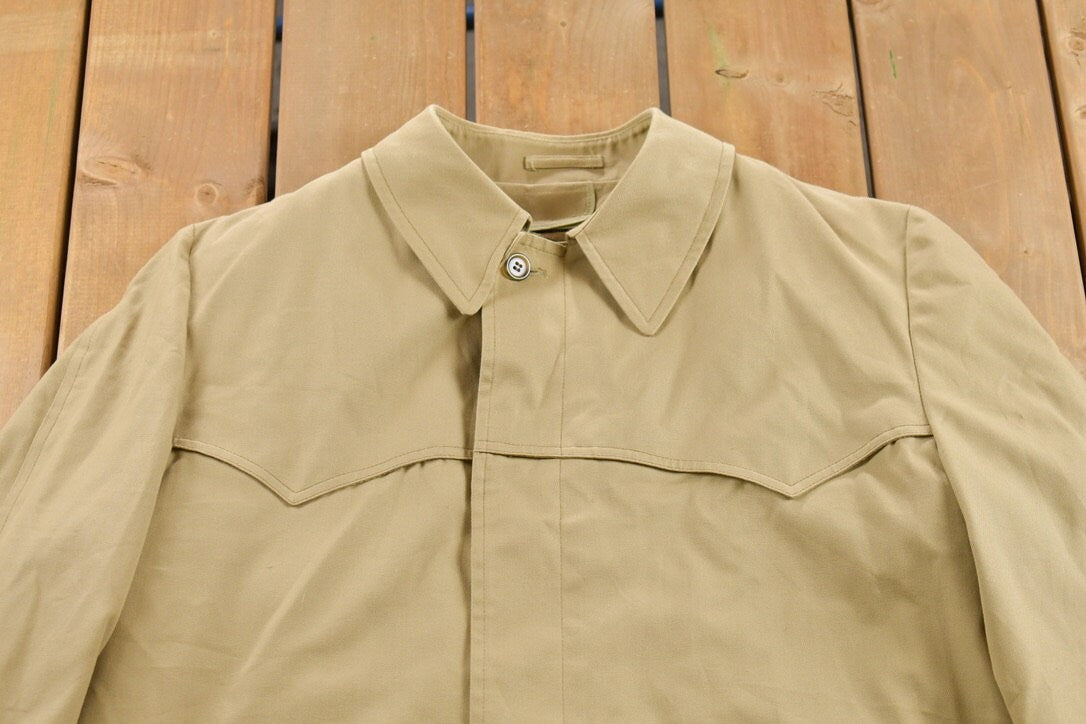 Vintage 1990s Full Length Trench Coat