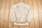 Vintage 1980s Evanna Half Button Up Shirt