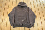 Vintage 1990s Carhartt Sun Faded Distressed Hoodie Sweatshirt Men's 2XL