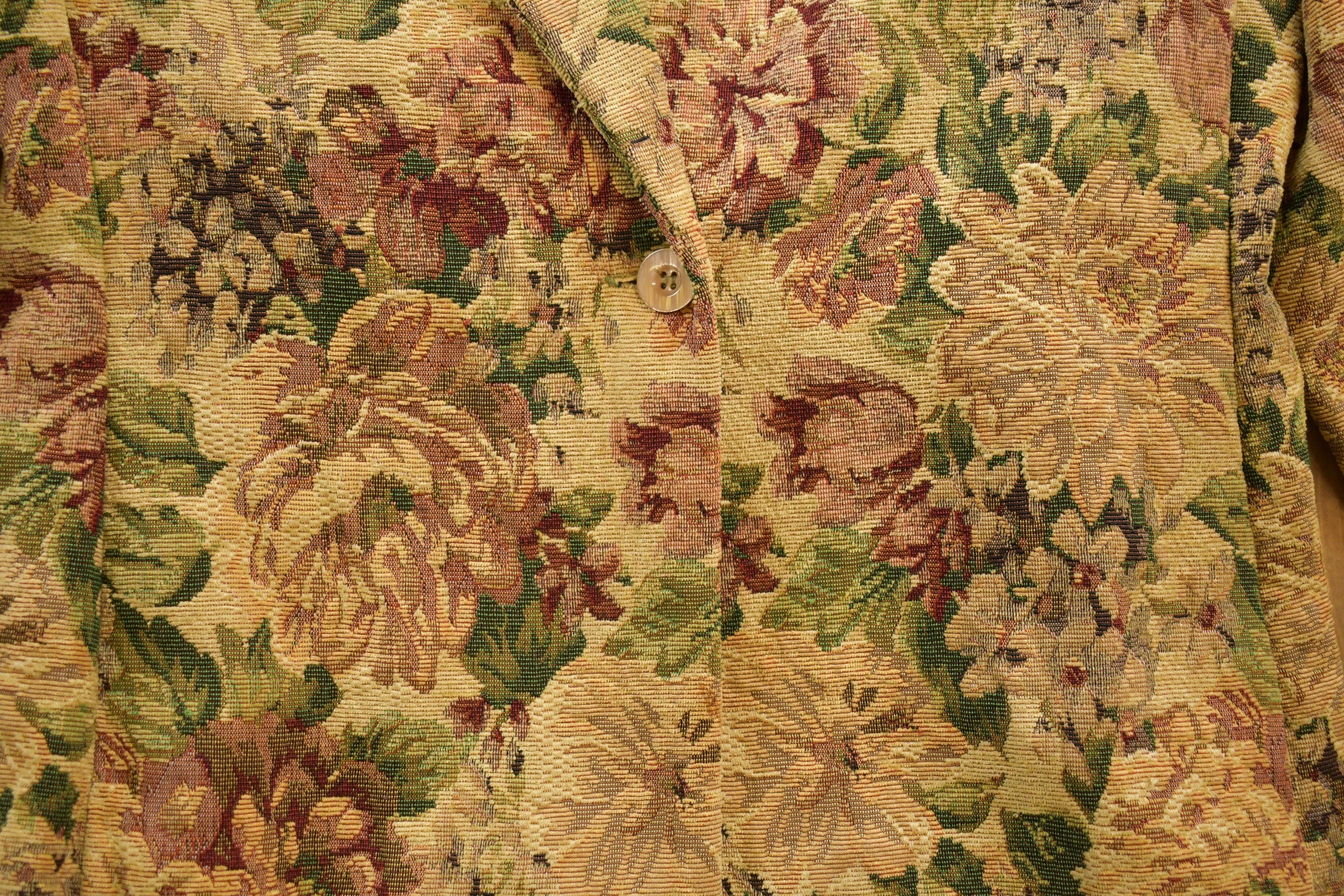 Vintage 1990s Dressbarn All Over Print Corduroy Blazer