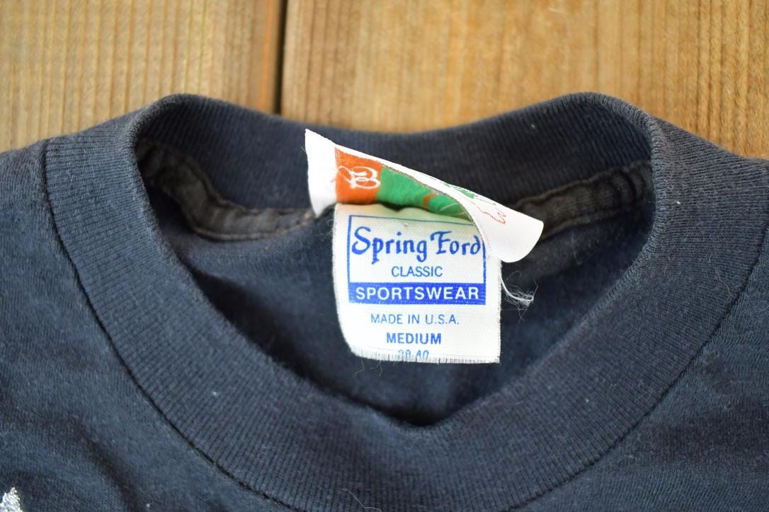 Vintage 1980s Springford Classic Neon Stars Souvenir T-Shirt Men's S