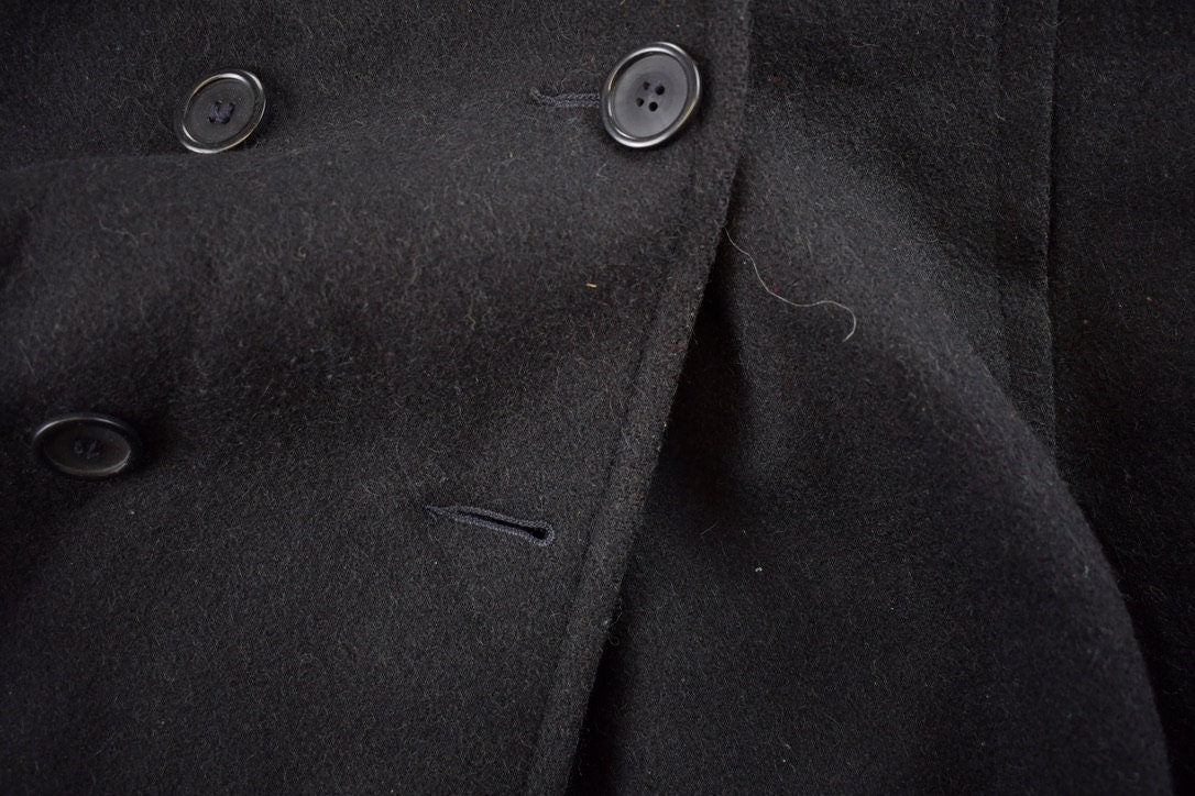 Vintage 1970s Mario De Pinto Wool Coat
