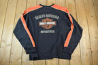 Vintage 1990s Harley Davidson Motorcycles Crewneck Sweatshirt Made In USA