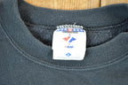 Vintage 1990s Winter Theme Snowman Crewneck Sweatshirt Mens L