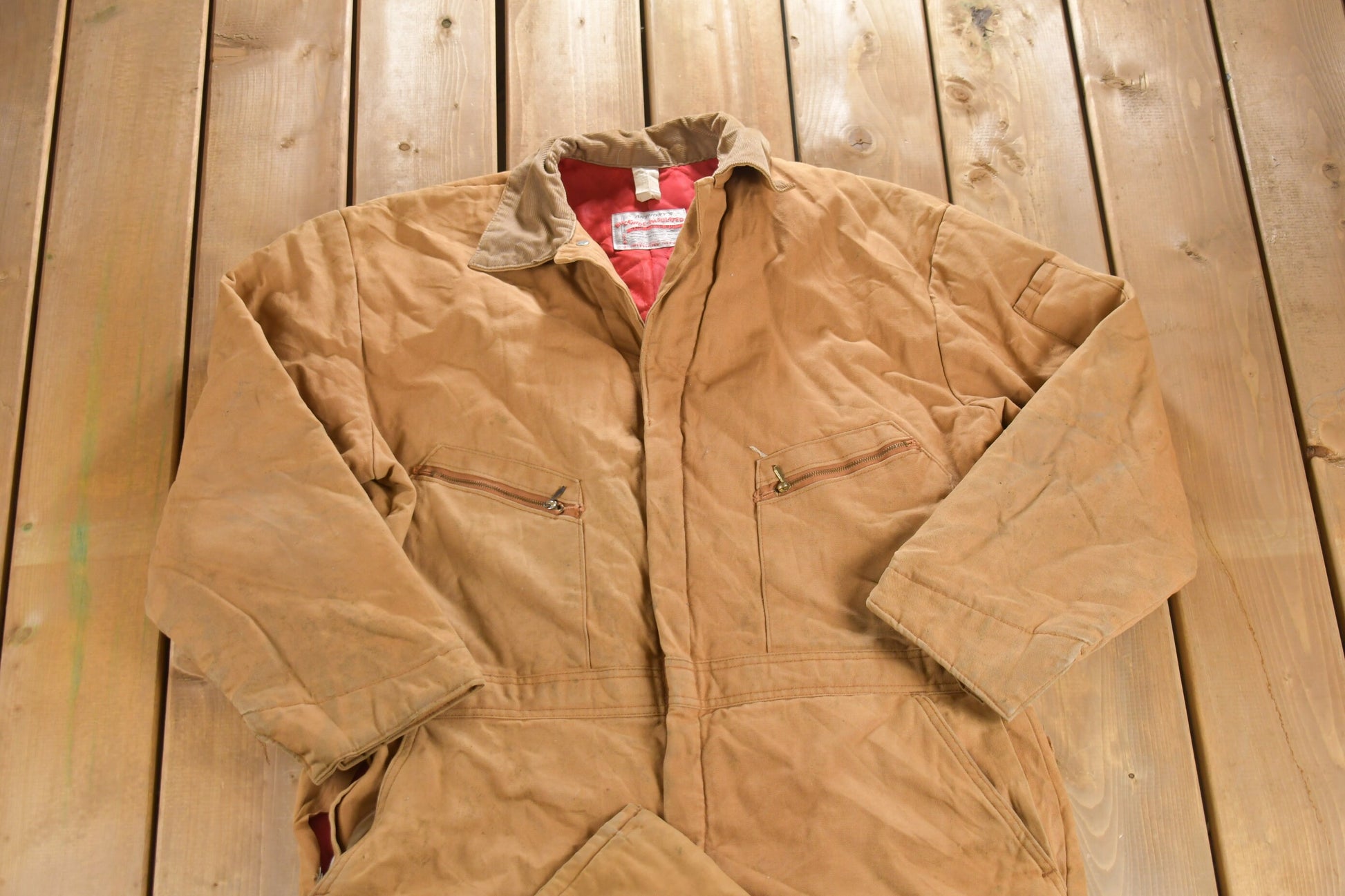 Vintage 1980s Buckhide Insulated Insulated Coveralls