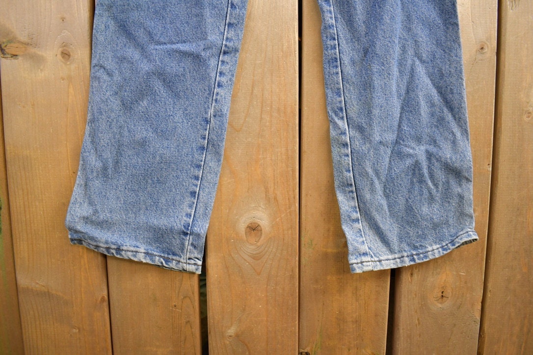 Vintage 1990s Harley Davidson Biker Blues Denim Jeans Size 31x32