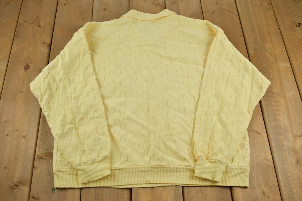 Vintage 1990s Collar Sweatshirt Made In USA