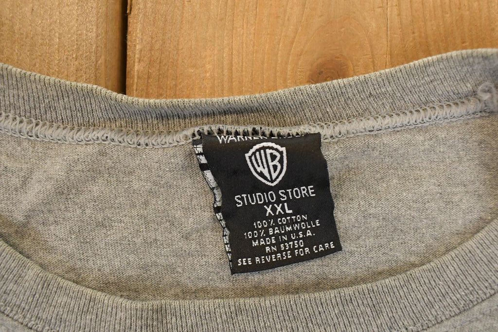 Vintage 1990s Marvin The Martian Warner Bros Studio Store Souvenir T-Shirt Men's XL