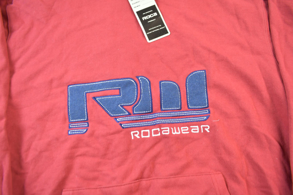 Vintage Deadstock Y2K Rocawear Embroidered Hoodie Size L
