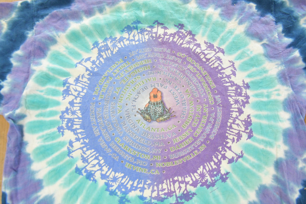 Vintage 1997 The Grateful Dead Further Festival Liquid Blue Graphic T-Shirt Men's XL