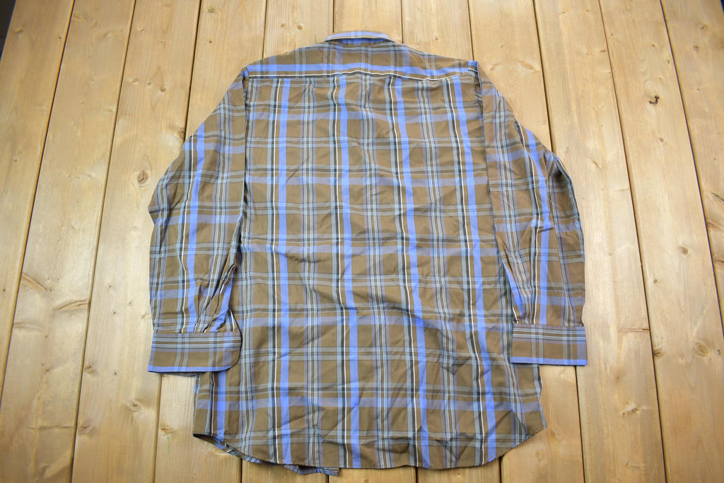 Vintage 1990s Plaid Button Up Shirt