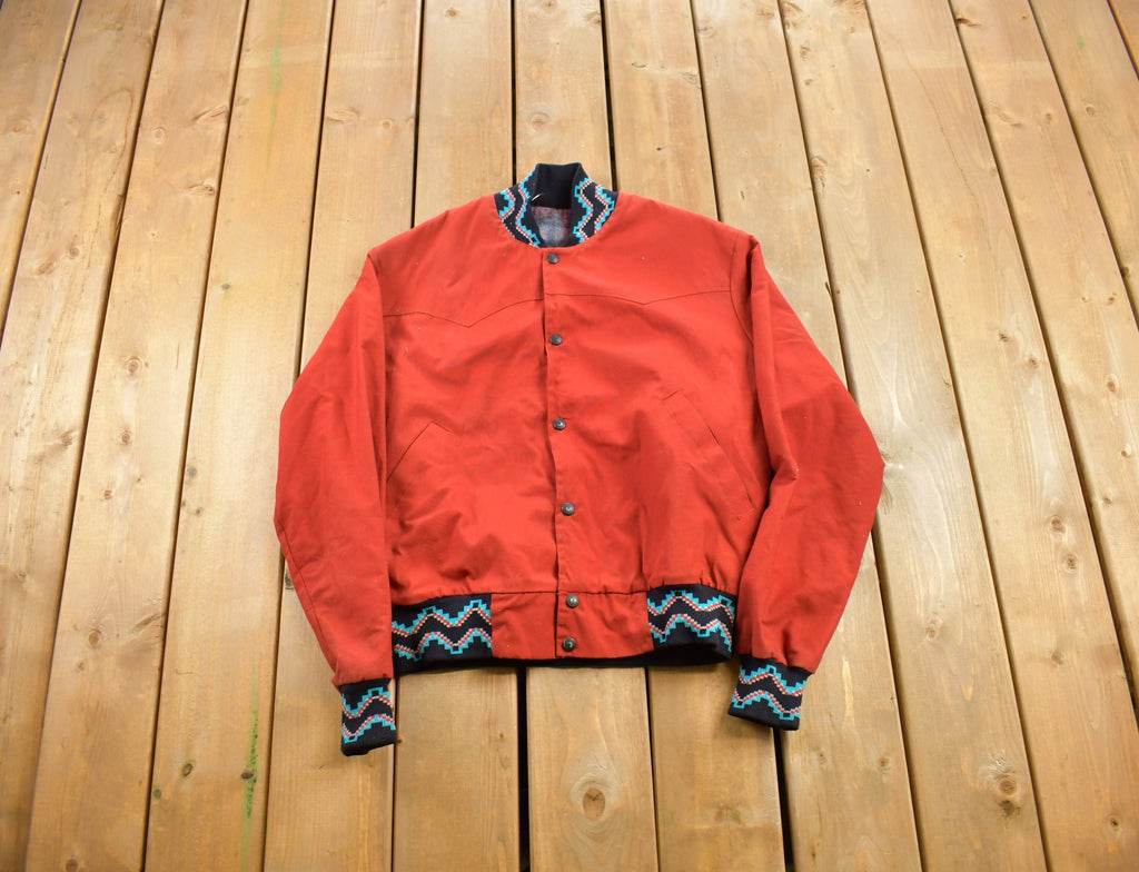Vintage 1990s Cowboy Connection Bomber Jacket