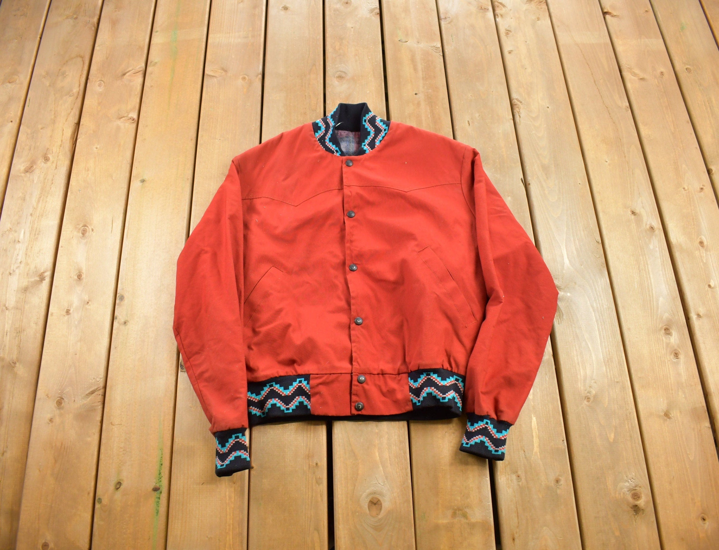 Vintage 1990s Cowboy Connection Bomber Jacket