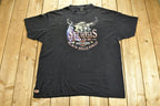 Vintage 1992 Harley Davidson Motorcycles Sturgis Rally 3D Emblem T-Shirt