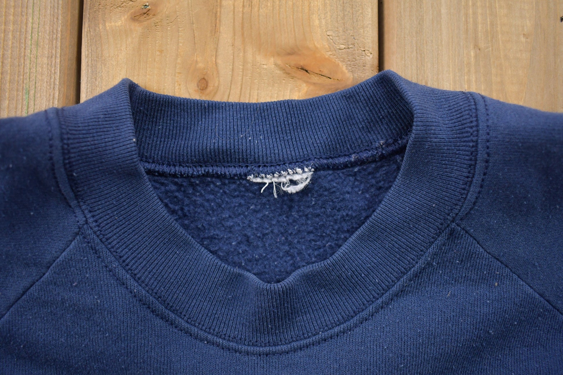 Vintage 1980s Blank Raglan Crewneck Sweatshirt