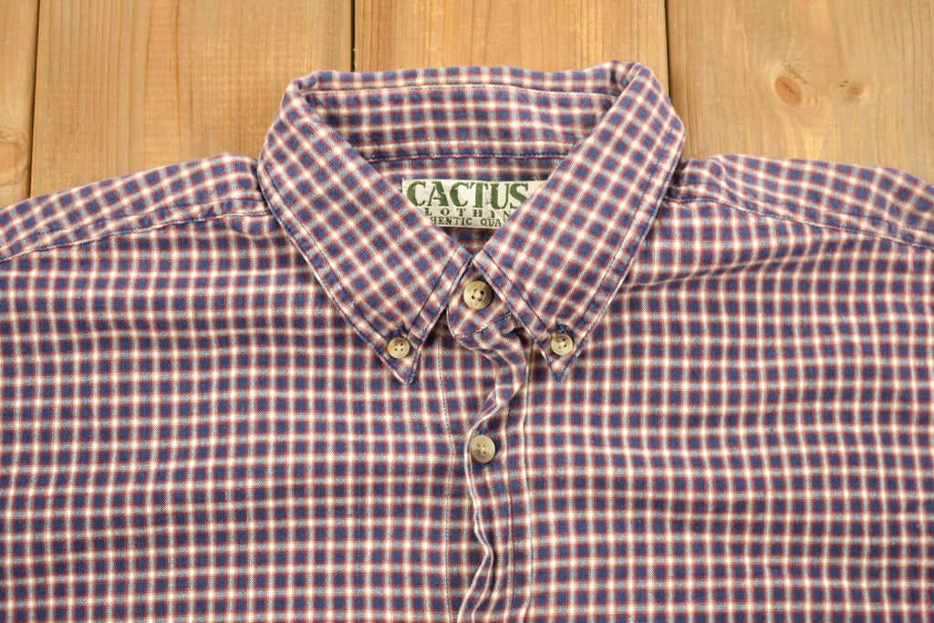 Vintage 1990s Cactus Clothing Button Up Shirt