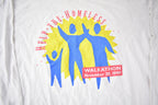 Vintage 1999 Help The Homeless Walkathon Souvenir Travel Long T Shirt Made In USA